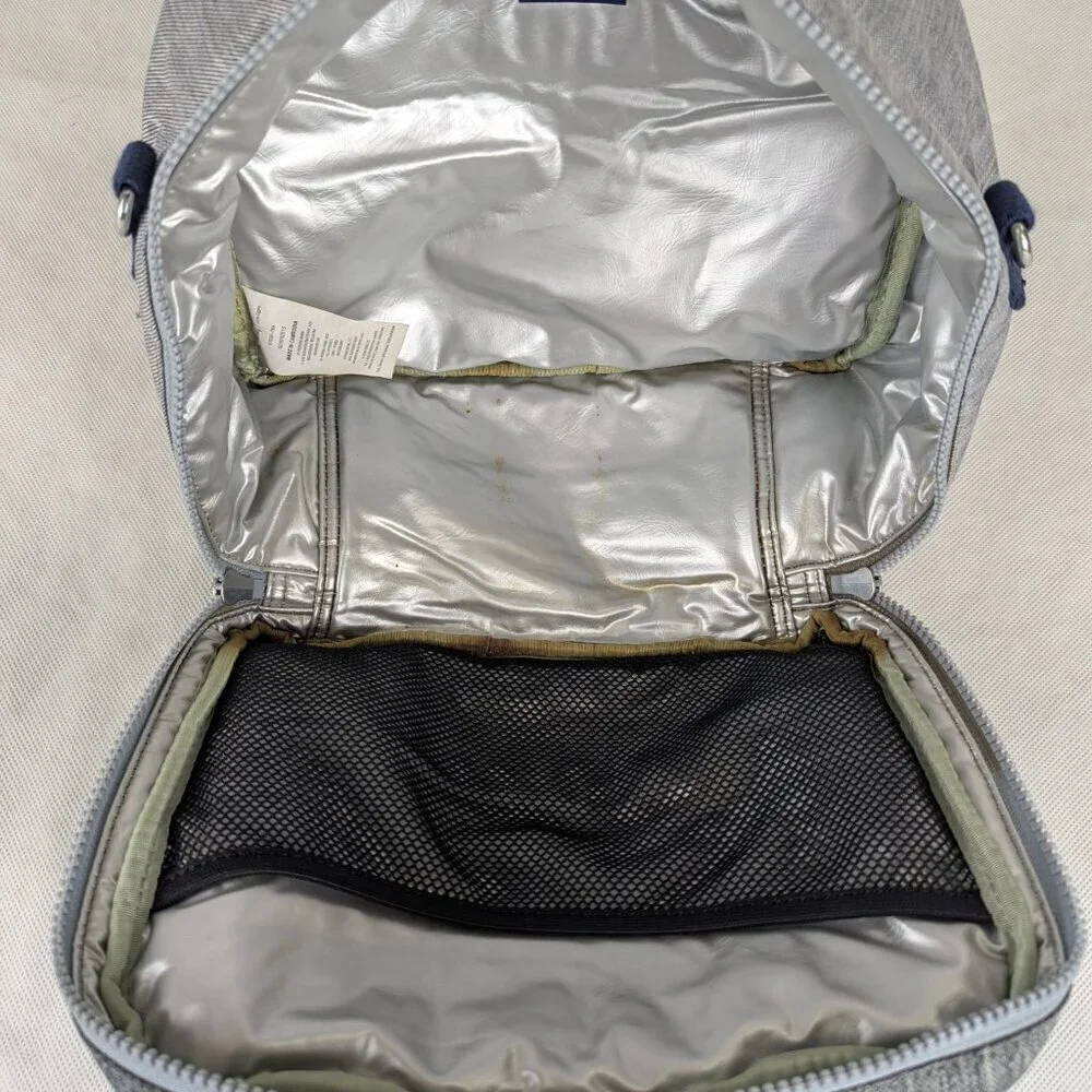 AUTH Kipling Lunch bag Grey - Used - Clean- Good Condition Made in Cambodia - Picture 12 of 15